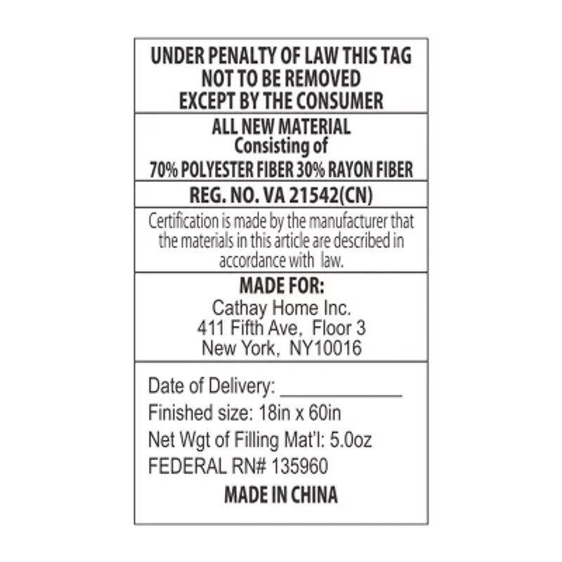 Hudson & Main Casen Rod Pocket Valance