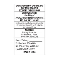 Hudson & Main Audrey Rod Pocket Valance