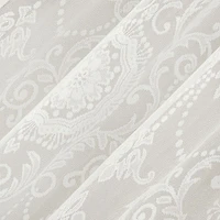 No 918 Nina Lace Rod Pocket Sheer Set of 2 Curtain Panel