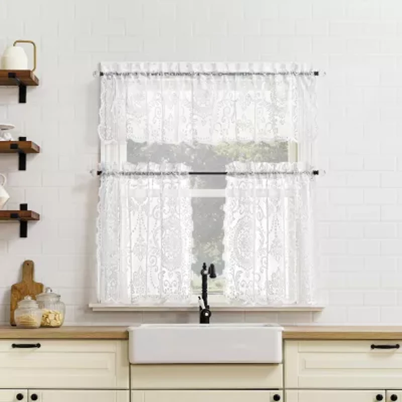 No 918 Nina Lace Rod Pocket Valance