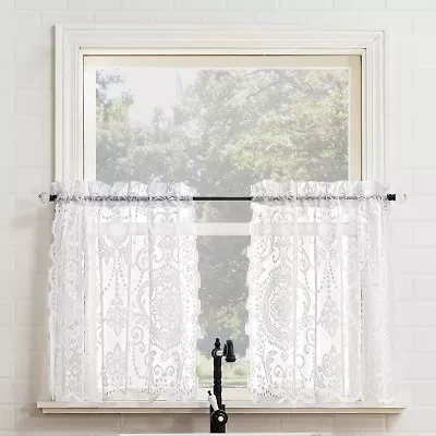 No 918 Nina Lace 2-pc. Rod Pocket Window Tier
