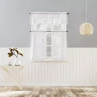 No 918 Nina Lace 2-pc. Rod Pocket Window Tier