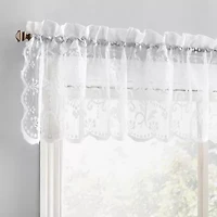 No 918 Nina Lace 2-pc. Rod Pocket Window Tier