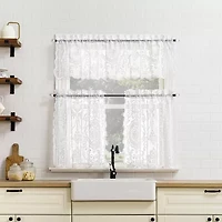 No 918 Nina Lace 2-pc. Rod Pocket Window Tier