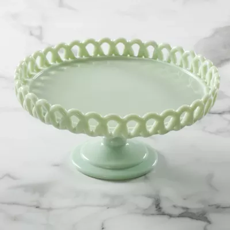 Martha Stewart Highbrook Highloop Glass Cake Stand