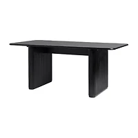 Walker Edison Rectangular Wood-Top Dining Table