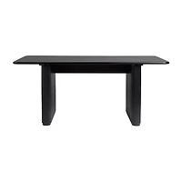 Walker Edison Rectangular Wood-Top Dining Table