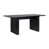 Walker Edison Rectangular Wood-Top Dining Table