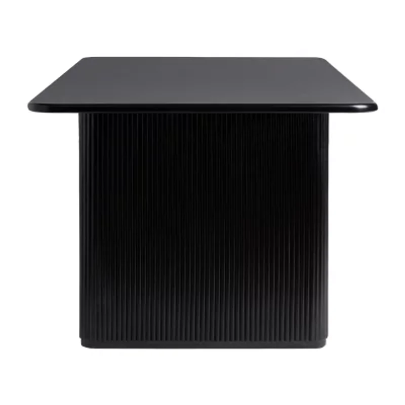 Walker Edison Rectangular Wood-Top Dining Table