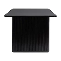 Walker Edison Rectangular Wood-Top Dining Table