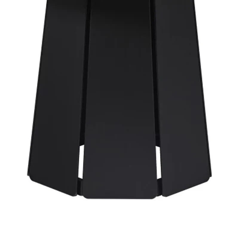 Walker Edison Round Wood-Top Dining Table