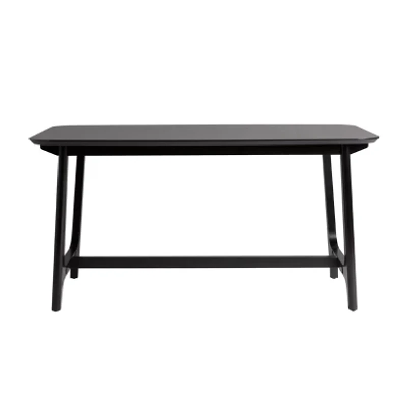 Walker Edison Rectangular Wood-Top Dining Table
