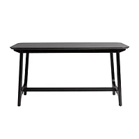Walker Edison Rectangular Wood-Top Dining Table