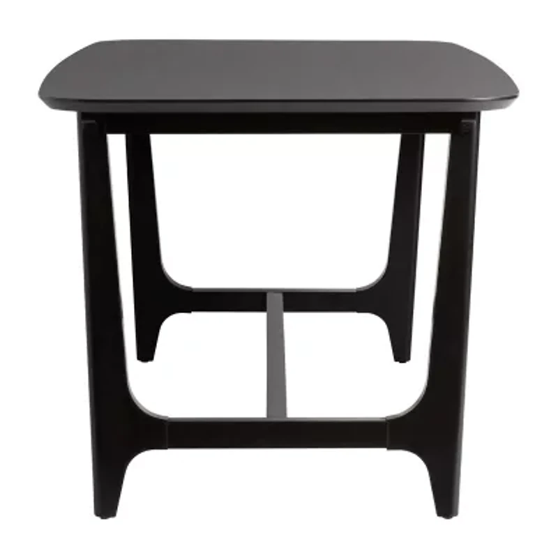 Walker Edison Rectangular Wood-Top Dining Table