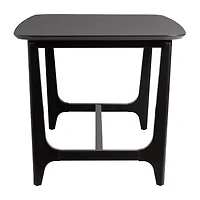 Walker Edison Rectangular Wood-Top Dining Table