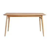 Walker Edison Rectangular Wood-Top Dining Table
