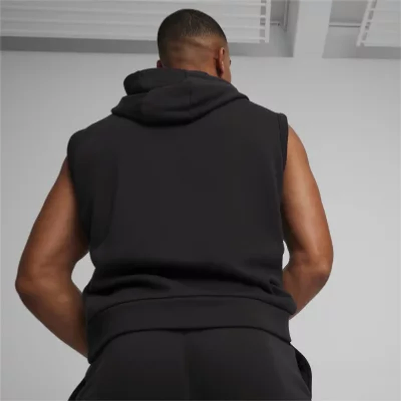 PUMA Mens Sleeveless Active Hoodie