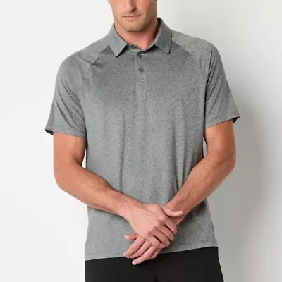 Xersion Activated Cooling Mens Regular Fit Short Sleeve Polo Shirt