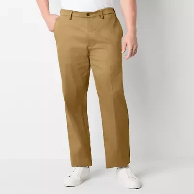 St. John's Bay Universal Easy Care Extender Mens Relaxed Fit Big and Tall Flat Front Pant