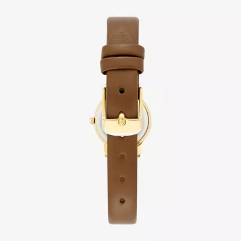 Armitron Womens Brown Leather Strap Watch 75 2447chgphy