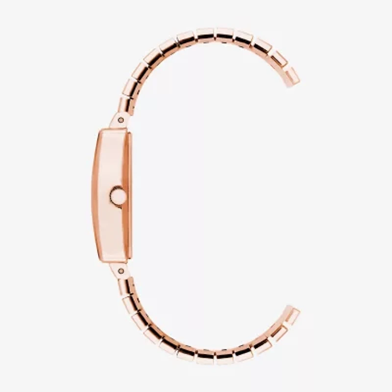 Armitron Womens Rose Goldtone Stainless Steel Expansion Watch 75 5864bmrg