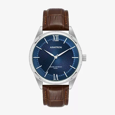 Armitron Mens Gray Stainless Steel Bracelet Watch 20 5526nvsv