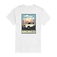 Mens Short Sleeve Ford Bronco Graphic T-Shirt