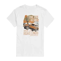 Mens Short Sleeve Bronco Graphic T-Shirt