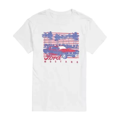Mens Short Sleeve Ford Mustang Graphic T-Shirt