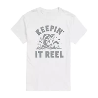 Mens Short Sleeve Fishing Graphic T-Shirt