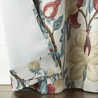 Broadhaven Geneva Print Grommet Top Blackout Single Curtain Panel