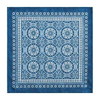 Elrene Home Fashions Vietri Medallion Block Print Stain & Water Resistant Indoor/Outdoor 4-pc. Napkins