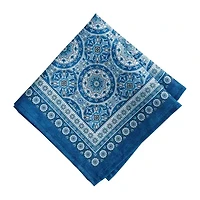 Elrene Home Fashions Vietri Medallion Block Print Stain & Water Resistant Indoor/Outdoor 4-pc. Napkins