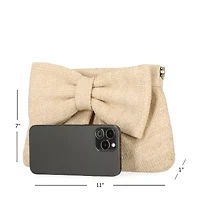 Gunne Sax by Jessica McClintock Vivienne Bow Clutch Evening Bag