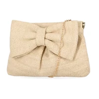 Gunne Sax by Jessica McClintock Vivienne Bow Clutch Evening Bag