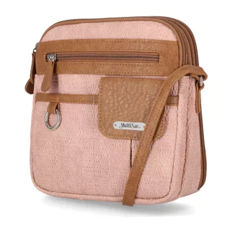 Multi Sac North/South Zip Around Crossbody Bag