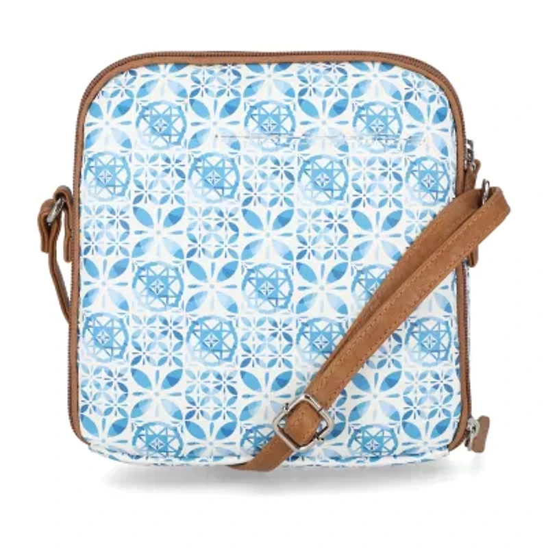 Multi Sac North/South Zip Around Crossbody Bag