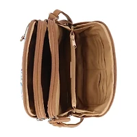 Multi Sac North/South Zip Around Crossbody Bag