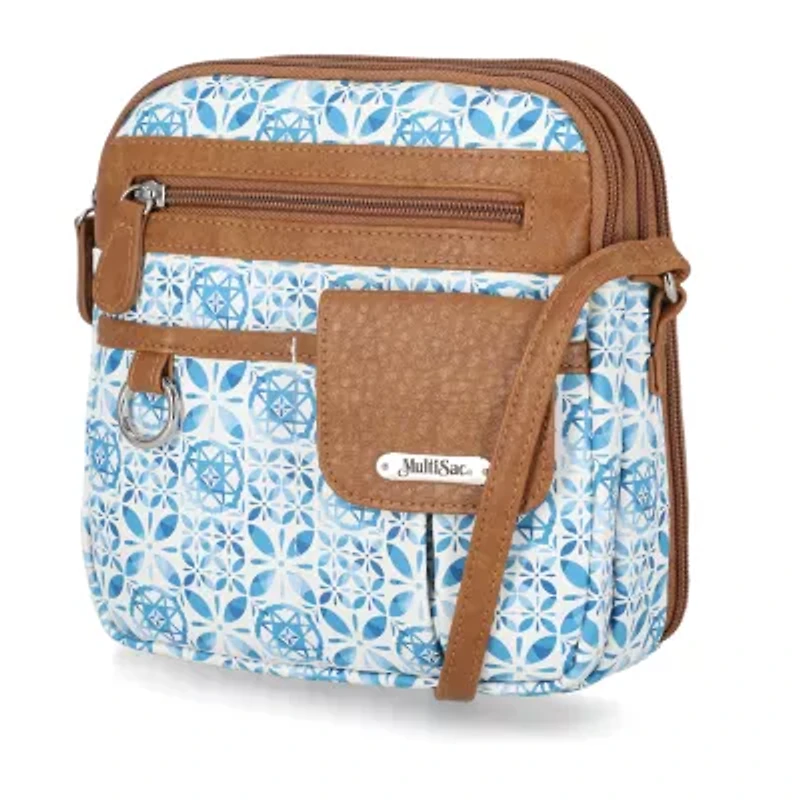 Multi Sac North/South Zip Around Crossbody Bag