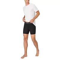 Hanes® Men's Ultimate 3-Pack Moves X-TEMP® Cotton Stretch Boxer Brief Underwear with Total Support Pouch™ Um6ba3