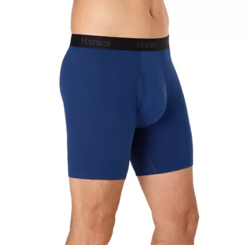 Hanes® Men's Ultimate 3-Pack Comfort Flex Fit® Boxer Briefs Underwear with Total Support Pouch™ Ufsbr3