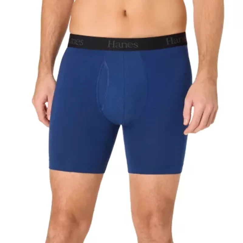 Hanes® Men's Ultimate 3-Pack Comfort Flex Fit® Boxer Briefs Underwear with Total Support Pouch™ Ufsbr3