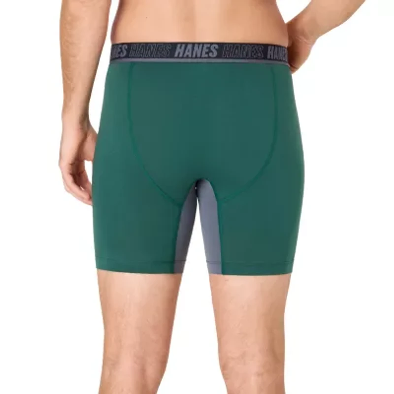 Hanes Mens 3 Pack Support Pouch Boxer Briefs Um5bb3