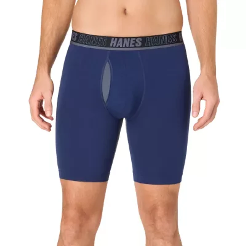 Hanes Mens 3 Pack Support Pouch Boxer Briefs Um6lb3