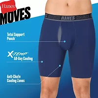 Hanes Mens 3 Pack Support Pouch Boxer Briefs Um6lb3