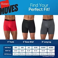 Hanes Mens 3 Pack Support Pouch Boxer Briefs Um6lb3