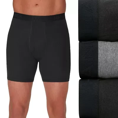 Hanes® Men's Big & Tall Ultimate 3-Pack ComfortSoft® Boxer Briefs Underwear 7703b3