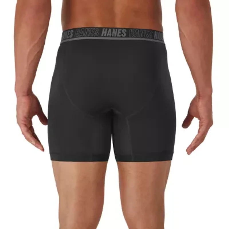Hanes Mens 3 Pack Boxer Briefs Um2be3