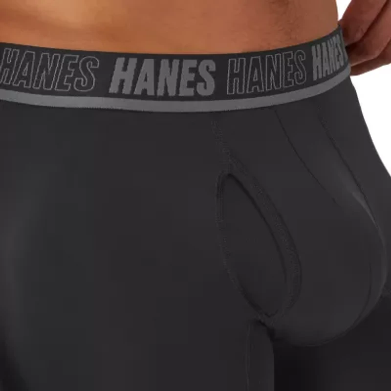 Hanes Mens 3 Pack Boxer Briefs Um2be3
