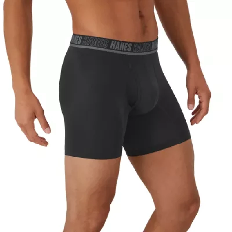 Hanes Mens 3 Pack Boxer Briefs Um2be3